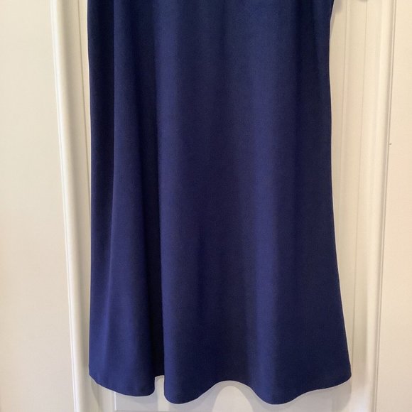 Signature By Robbie Bee Dress Size Small Blue Square Neck Or Off Shoulders Shift - Picture 3 of 13